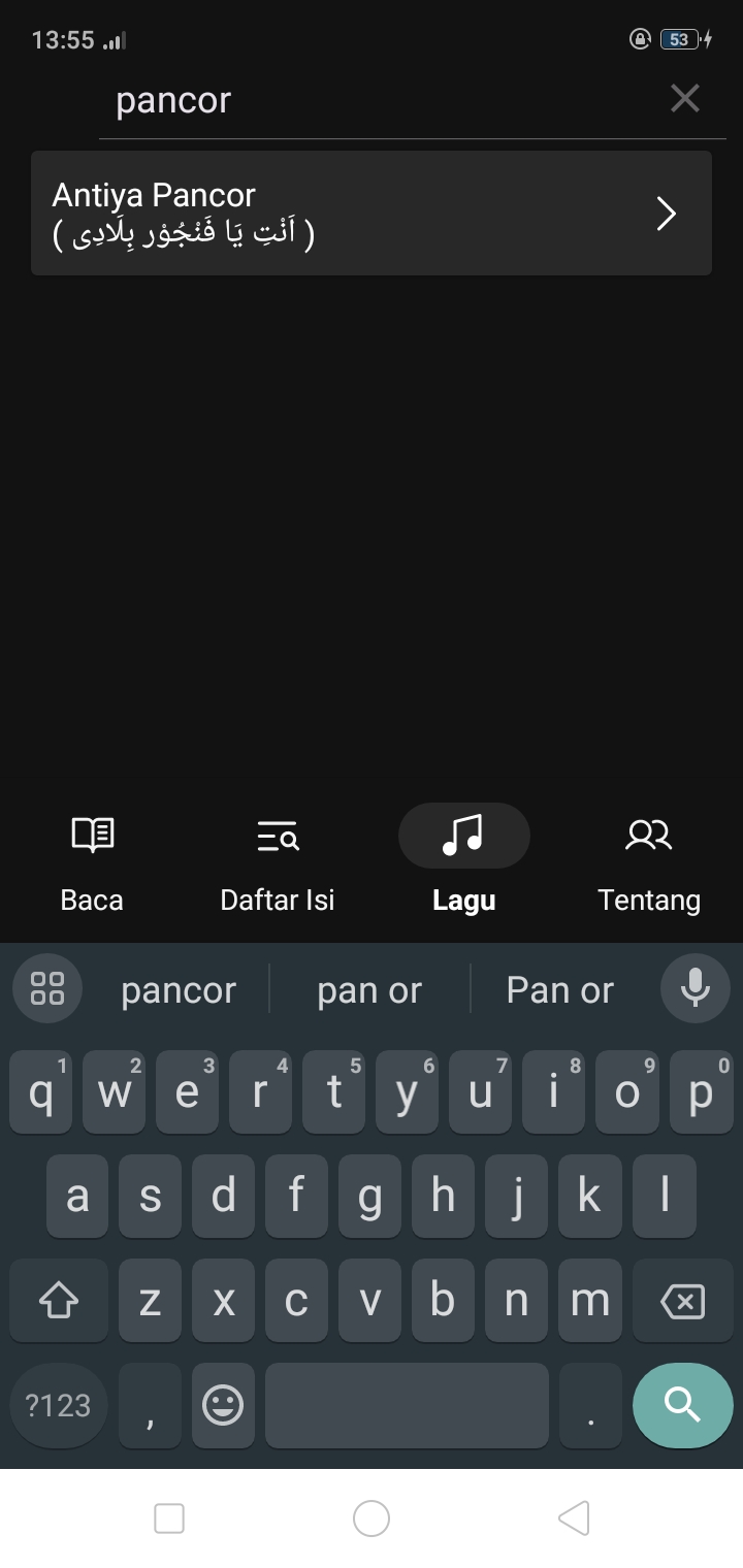 Pencairian isi al barzanji nw mode gelap